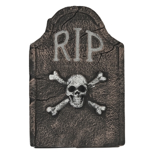 Spooky Hollow RIP Glitter Tombstone Multicoloured