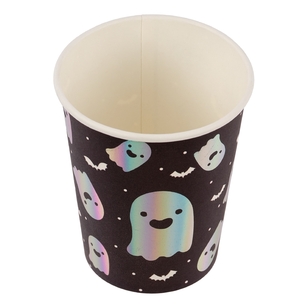 Spooky Hollow Ghost Paper Cups 8-Pack Multicoloured