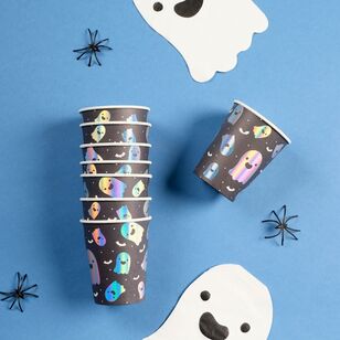 Spooky Hollow Ghost Paper Cups 10-Pack Multicoloured