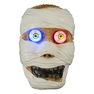 Spooky Hollow Mummy Light Up Mask Multicoloured