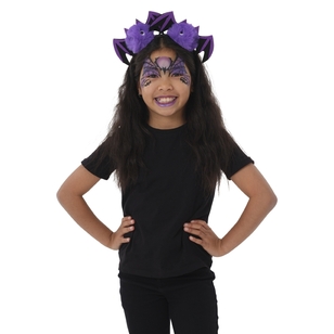 Spooky Hollow Bat Pom Pom Headband Multicoloured