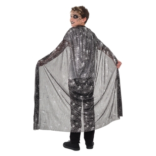 Spooky Hollow Spiderweb Cape Multicoloured