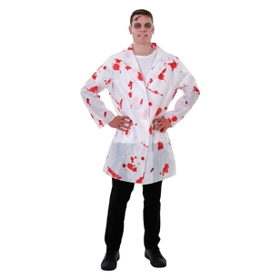 Spooky Hollow Bloody Coat Costume White