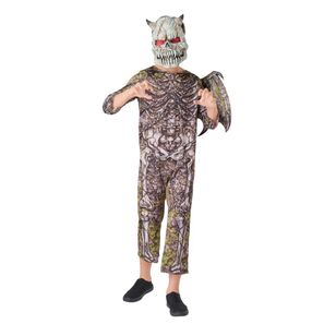 Spooky Hollow Gargoyle Costume Multicoloured 9-12 Years