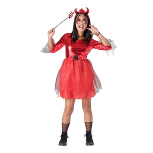 Spooky Hollow Devil Dress Costume Multicoloured