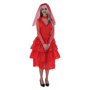 Spooky Hollow Red Wedding Dress Red