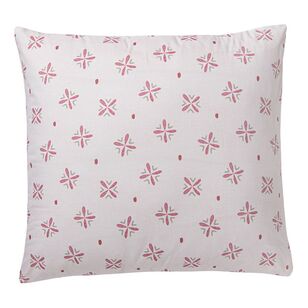 Ombre Home Asher European Pillowcase Pink 60 x 60 cm