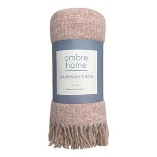 Ombre Home Asher Marle Throw Purple 127 x 152 cm