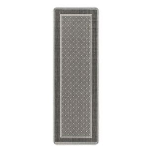 Limon Audrey Anti-Slip Kitchen Mat Black & Natural 67 x 200 cm