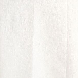 Artwrap Crepe Paper Sheet White