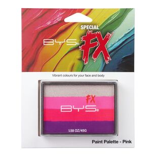 Bys Sfx Pink Face and Body Paint Palette Multicoloured 45 g