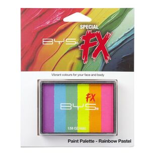 Bys Sfx Rainbow Pastel Face and Body Paint Palette Multicoloured 45 g