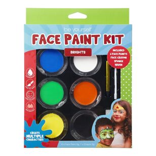 Be Yourself Brights Face Paint Kit Multicoloured