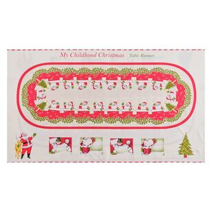 My Childhood Christmas Fabric Panel Multicoloured 61 x 112 cm