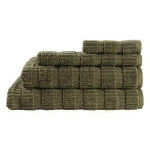Luxury Living Mackay 550GSM Towel Collection Olive
