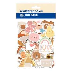Crafters Choice Baby Girl Diecut Pack Multicoloured