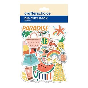 Crafters Choice Summer Daze Diecut Pack Multicoloured