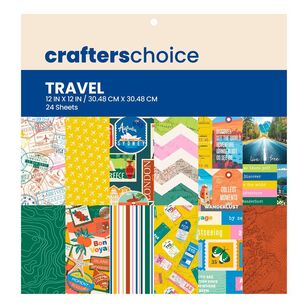Crafters Choice Paper Pad 12 x 12" Travel Multicoloured