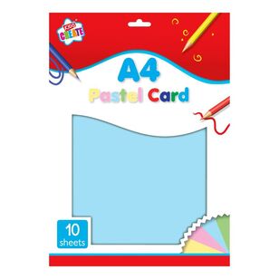 Artwrap Kids Create Pastel 10 Sheet A4 Card Pack Pastel A4
