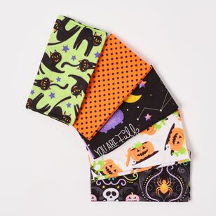 Full Of Magic 5 Piece Halloween Fat Quarter Bundle Multicoloured 45 x 52 cm