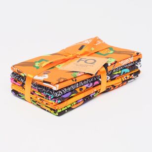 Ghouls and Ghosts 5 Piece Halloween Fat Quarter Bundle Multicoloured 45 x 52 cm