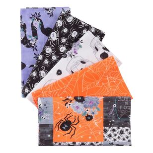 Halloween Rest In Peace Fat Quarter Bundle Multicoloured 45 x 52 cm