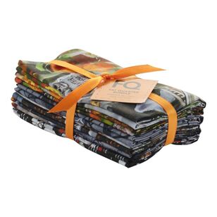 Halloween Eerie Welcome Fat Quarter Bundle Multicoloured 45 x 52 cm