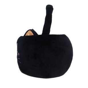 Spooky Hollow Plush Cat Basket Black