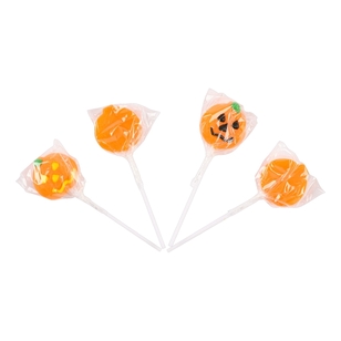 Lolliland Halloween Lollipops with Glow in the Dark Stick 24-Pack Orange 288 g