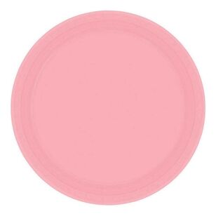 Amscan 17cm Paper Plate Round 20Pk Pink 17 cm