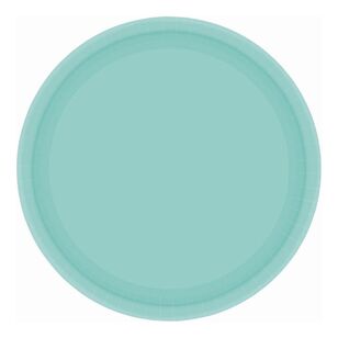 Amscan 17cm Paper Plate Round 20Pk Robins Egg Blue 17 cm