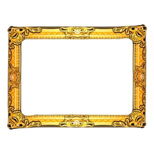 Alpen Inflatable Gold Picture Frame Multicoloured