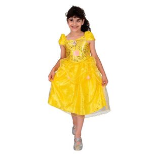 Belle Deluxe Sparkle Costume Multicoloured