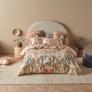 Linen House Victoria Quilt Cover Set Apricot