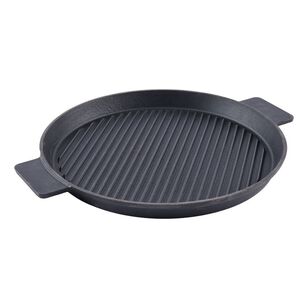 Culinary Co By Manu Cast Iron Griddle Plate Black