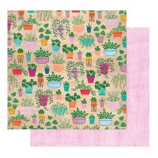 American Crafts Shimelle Reasons To Smile Plants Loose Paper  Plants 12 x 12 in