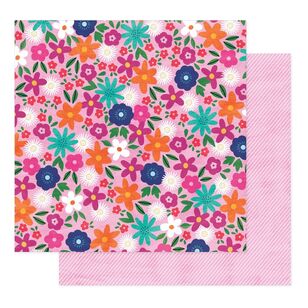 American Crafts Shimelle Reasons To Smile Floral Loose Paper  Floral 12 x 12 in