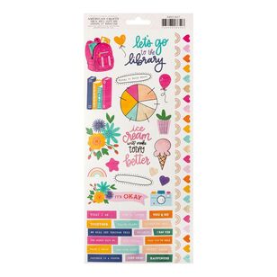 American Crafts Shimelle Reasons To Smile Happy Stickers Stickers