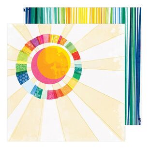 American Crafts Vicki Boutin Bold And Bright Light Of Day Loose Paper Light Of Day 12 x 12 in