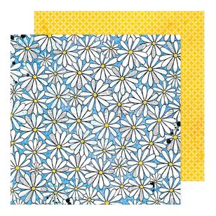 American Crafts Vicki Boutin Bold And Bright Daisies Loose Paper Daisies 12 x 12 in