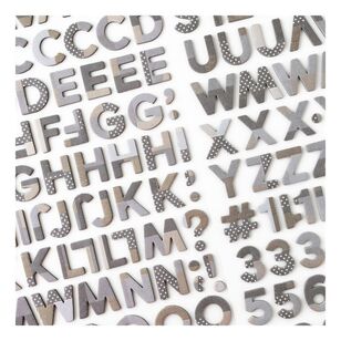 American Crafts Vicki Boutin Bold And Bright Thickers Foam Letter Stickers Alphabet Thickers