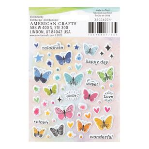 American Crafts Vicki Boutin Bold And Bright Puffy Stickers Puffy