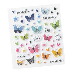 American Crafts Vicki Boutin Bold And Bright Puffy Stickers Puffy