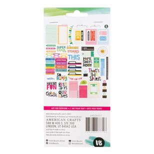 American Crafts Vicki Boutin Bold And Bright Ephemera Labels Journaling Diecuts