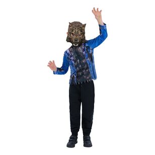 Spooky Hollow Boys Werewolf Denim Jacket Multicoloured