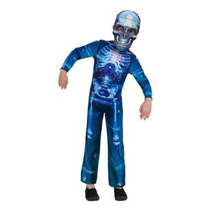 Spooky Hollow Kids Gamer Light Up Skeleton Costume Multicoloured