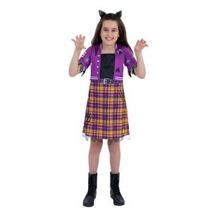 Spooky Hollow Werewolf Dress Costume Multicoloured 9-12 Years