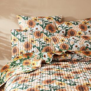 KOO Willow Quilted Coverlet Set Multicoloured 220 x 240 cm