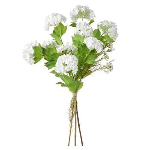 Emporium Hydrangea Bunch Of Stems Design 1 White