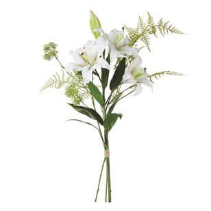 Emporium Lily Bunch Of Stems Design 2 White